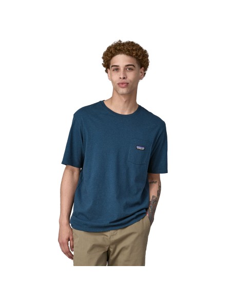 Patagonia Men's Daily Pocket Tee, Tidepool Blue