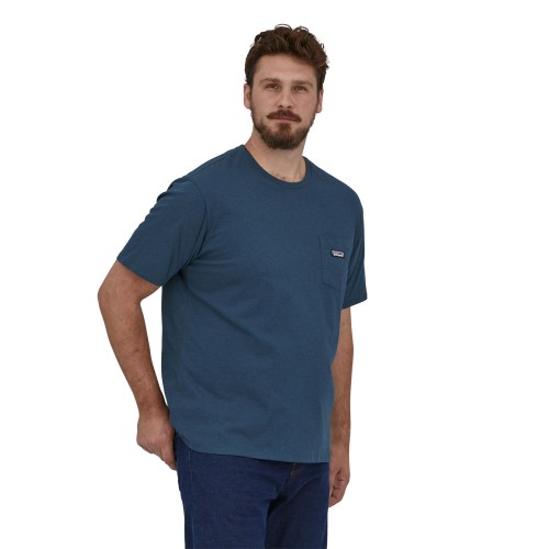 Patagonia Men's Daily Pocket Tee, Tidepool Blue