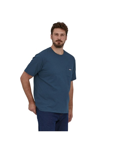 Patagonia Men's Daily Pocket Tee, Tidepool Blue