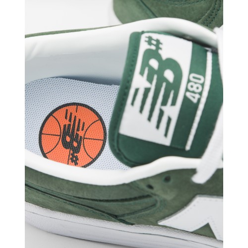New Balance Numeric 480, Forest Green/White