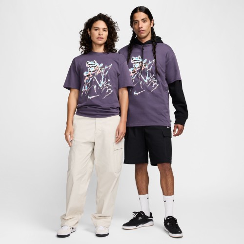 Nike SB Max90 Lazy Gawd Tee, Dark Raisin