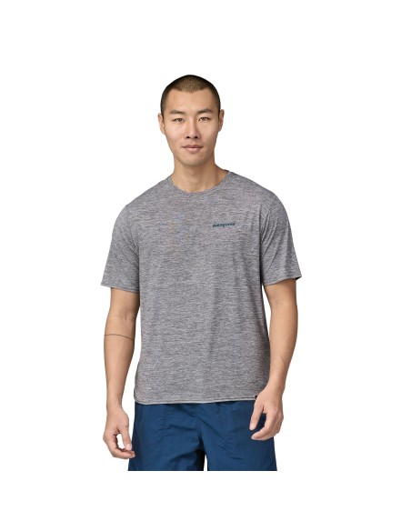 Patagonia Men's Capilene Cool Daily Graphic Tee, Feather Grey