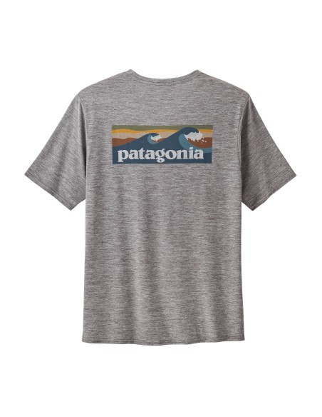 Patagonia Men's Capilene Cool Daily Graphic Tee, Feather Grey
