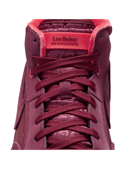 Nike SB React Leo Premium, Dark Beetroot/Dark Beetroot-Team Red