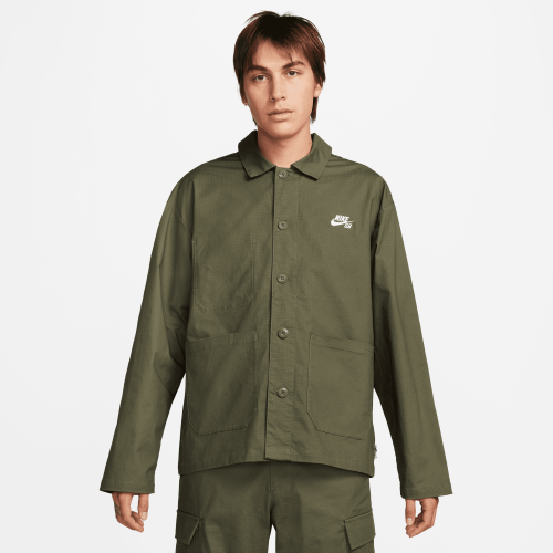 Nike SB Agnostic Chore Jacket, Medium Olive/White