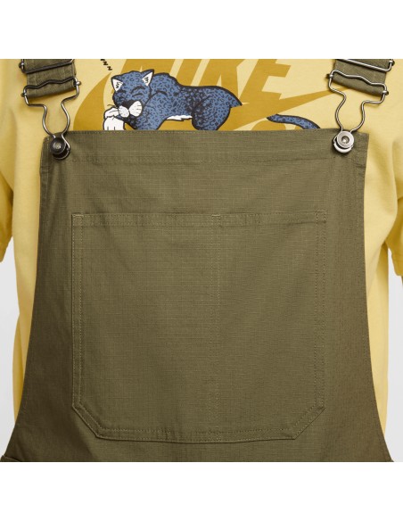 Nike SB Skate Overalls, Medium Olive/White