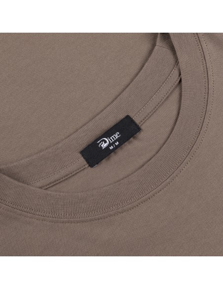 Dime Classic Grip Tee, Deep Sepia