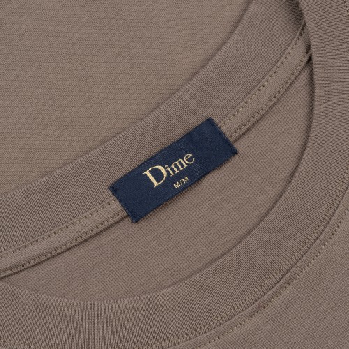 Dime Classic Duo Tee, Deep Sepia