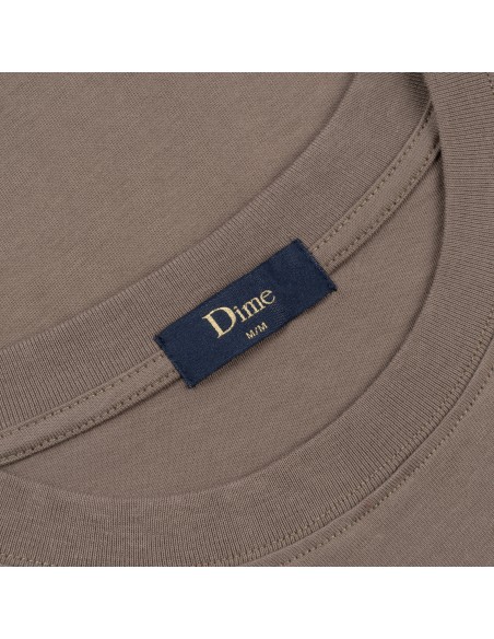 Dime Classic Duo Tee, Deep Sepia