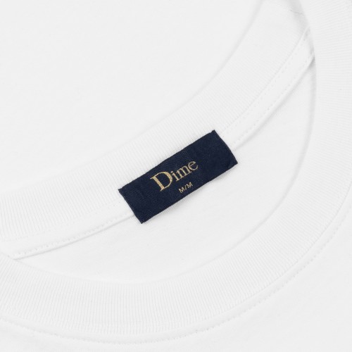 Dime Pipes Tee, White
