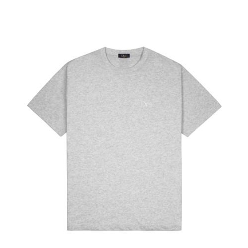 Dime Classic Small Logo Tee, Heather Gray