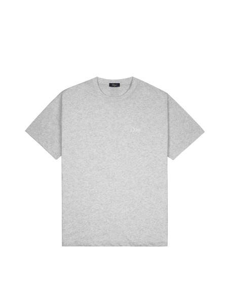 Dime Classic Small Logo Tee, Heather Gray