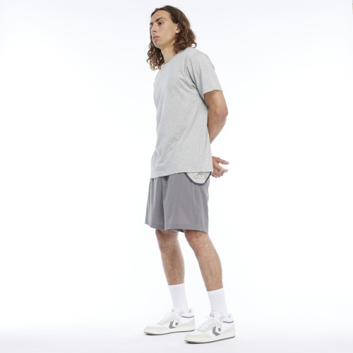 Dime Classic Small Logo Tee, Heather Grey