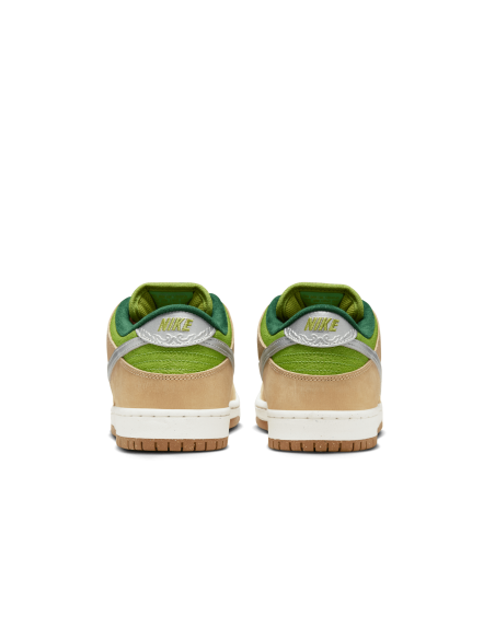 Nike SB Dunk Low Pro 'Escargot', Sesame/Metallic Silver-Pear
