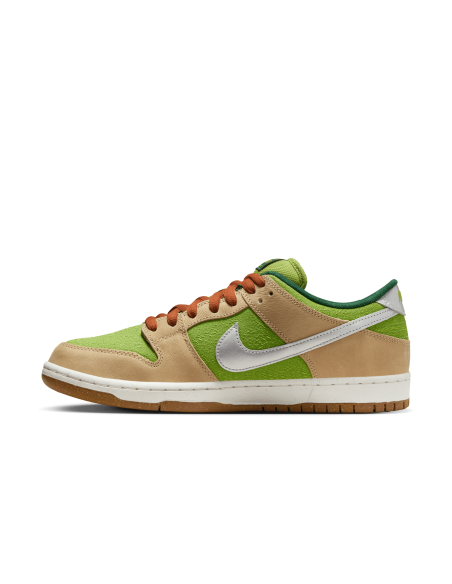 Nike SB Dunk Low Pro 'Escargot', Sesame/Metallic Silver-Pear