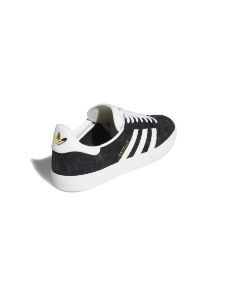 adidas Gazelle ADV, Core Black/Cloud White/Gold Metallic