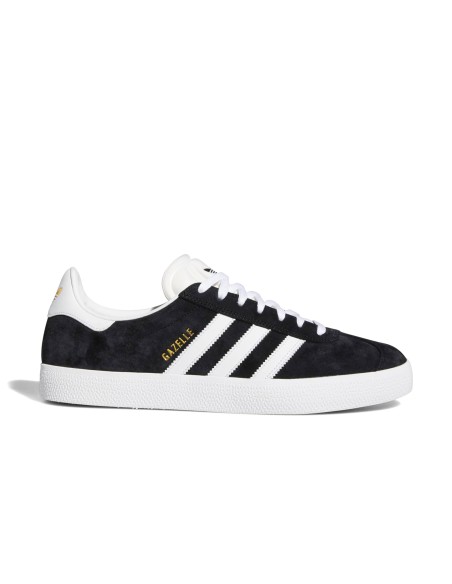 adidas Gazelle ADV, Core Black/Cloud White/Gold Metallic