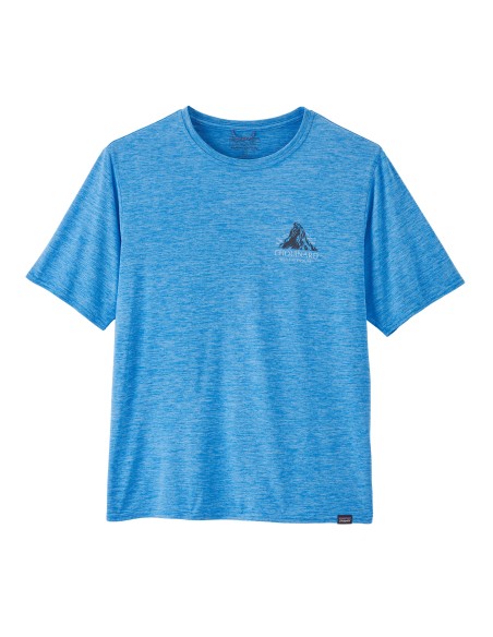 Patagonia Men's Cap Cool Daily Graphic Shirt, Vessel Blue