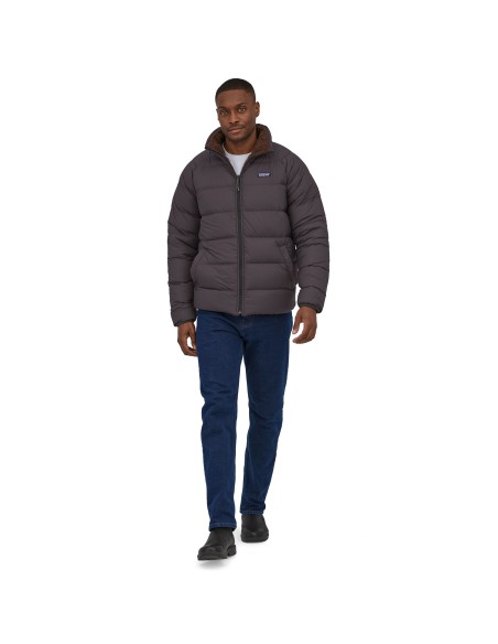 Patagonia Men's Reversible Silent Down Jacket, Ink Black