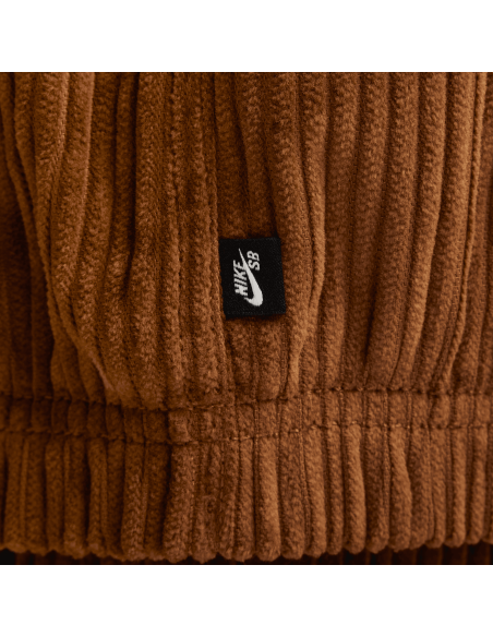 Nike SB Full-Zip Hooded Corduroy Skate Jacket, Lt British Tan/Armory Navy