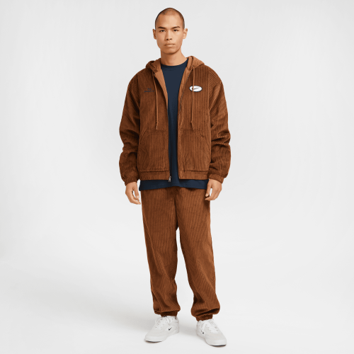 Nike SB Full-Zip Hooded Corduroy Skate Jacket,...