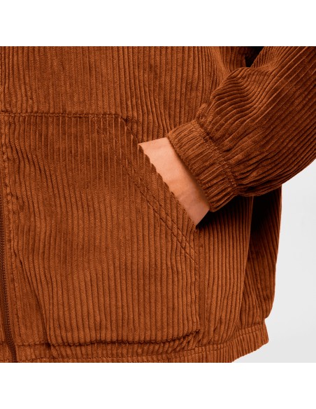Nike SB Full-Zip Hooded Corduroy Skate Jacket, Lt British Tan/Armory Navy