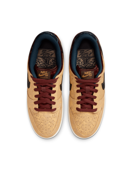 Nike SB Dunk Low Pro 'City Of Cinema', Celestial Gold/Black-Dark Team Red