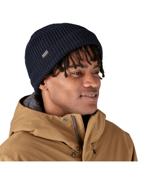 Patagonia Fisherman's Rolled Beanie, Navy Blue