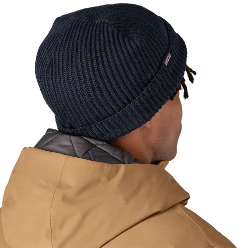 Patagonia Fisherman's Rolled Beanie, Navy Blue