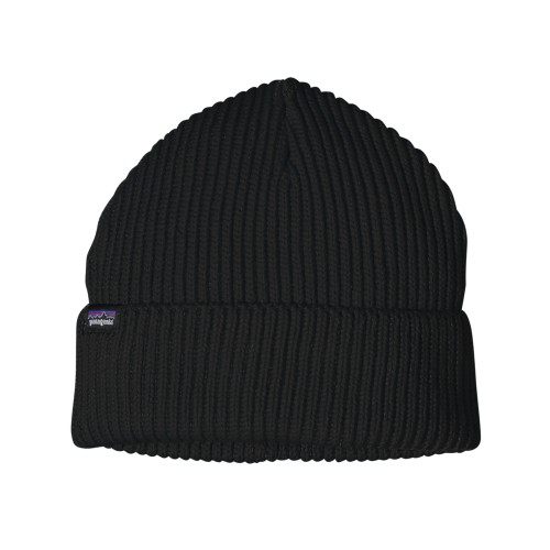 Patagonia Fisherman's Rolled Beanie, Black