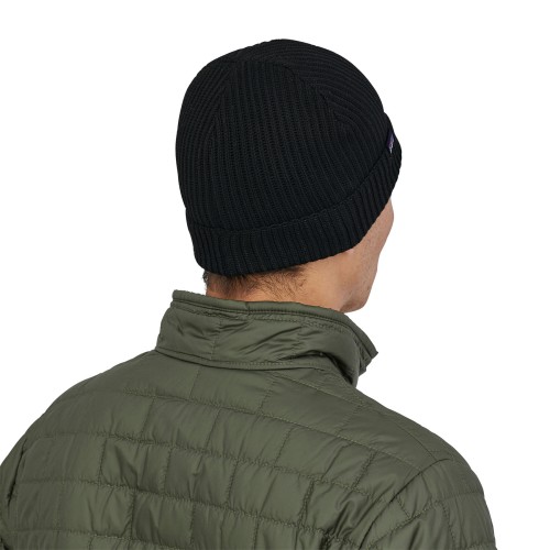 Patagonia Fisherman's Rolled Beanie, Black