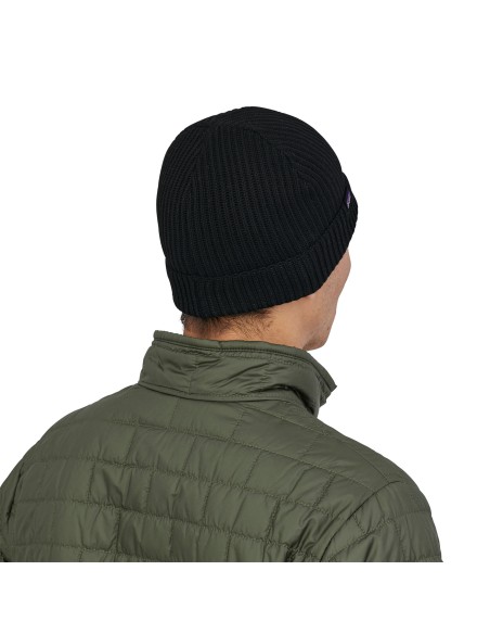 Patagonia Fisherman's Rolled Beanie, Black