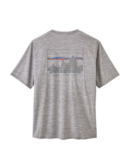Patagonia Men's Cap Cool Daily Graphic Shirt, Feather Grey