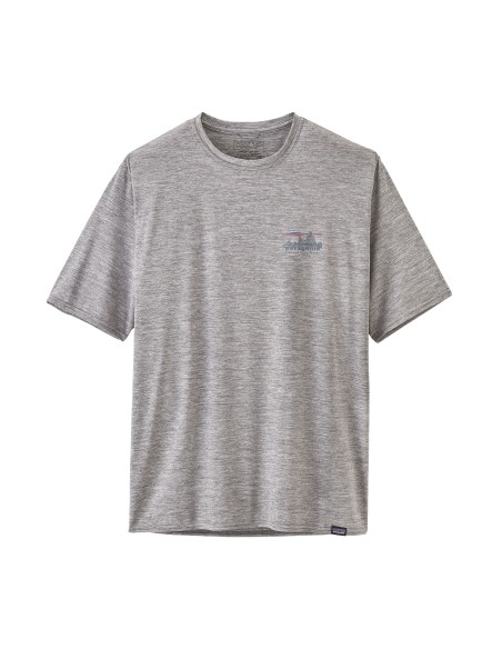 Patagonia Men's Cap Cool Daily Graphic Shirt, Feather Grey