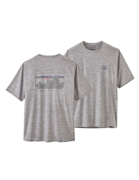 Patagonia Men's Cap Cool Daily Graphic Shirt, Feather Grey