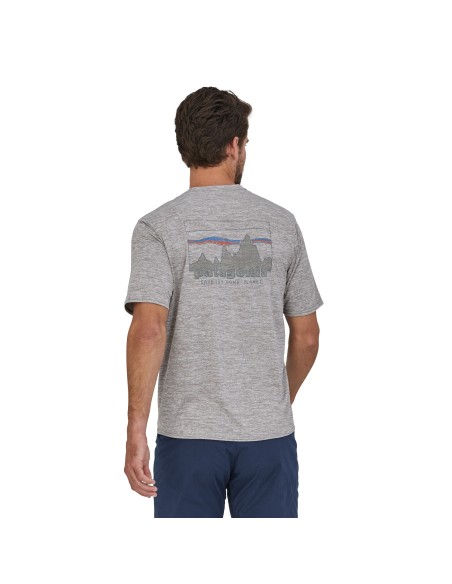 Patagonia Men's Cap Cool Daily Graphic Shirt, Feather Grey