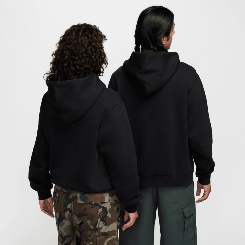 Nike SB Fleece Pullover Skate Hoodie, Black/White