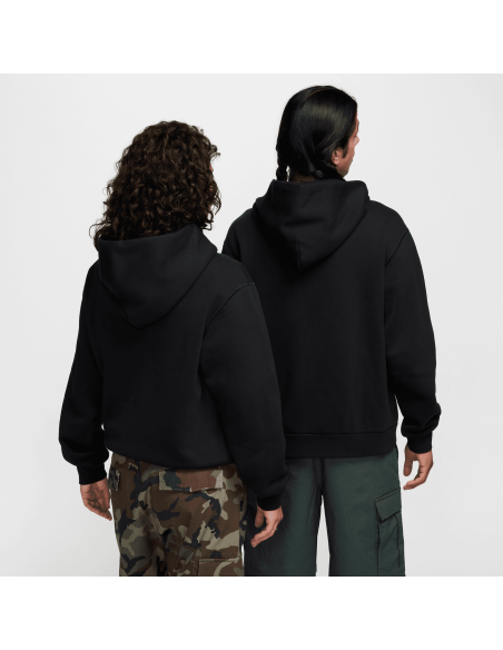 Nike SB Fleece Pullover Skate Hoodie, Black/White