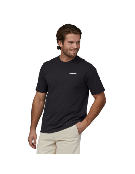 Patagonia Men's P6 Logo Responsibili Tee, Black