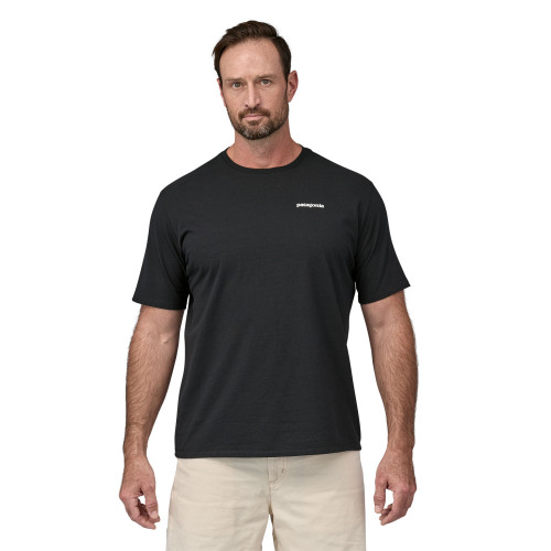Patagonia Men's P6 Logo Responsibili Tee, Black