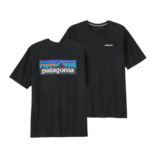 Patagonia Men's P6 Logo Responsibili Tee, Black
