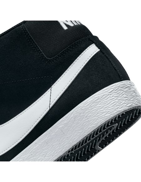 Nike SB Zoom Blazer Mid, Black/White-White