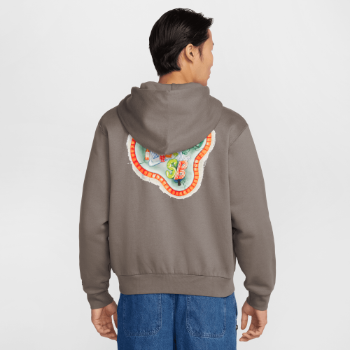 Nike SB Fleece Front-Zip Skate Hoodie, Cave...