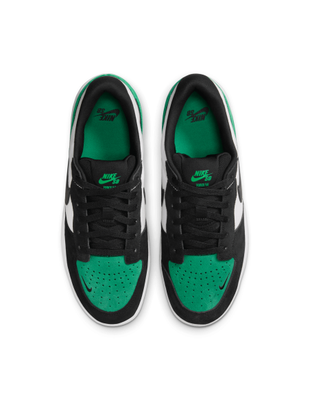 Nike SB Force 58, White/Black-Stadium Green/White