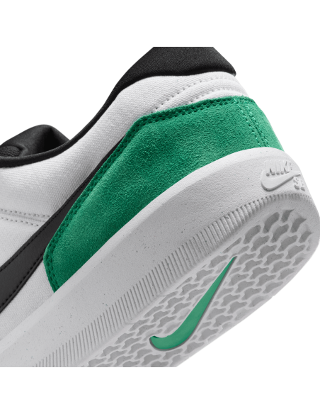 Nike SB Force 58, White/Black-Stadium Green/White
