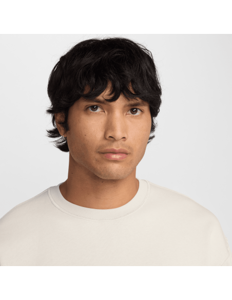 Nike SB Fleece Slider Crew, Light Bone/White