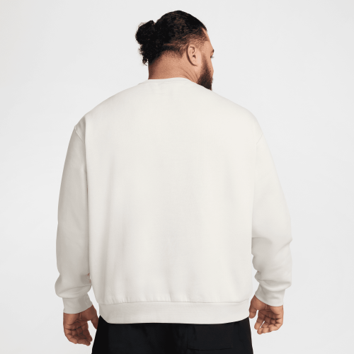Nike SB Fleece Slider Crew, Light Bone/White