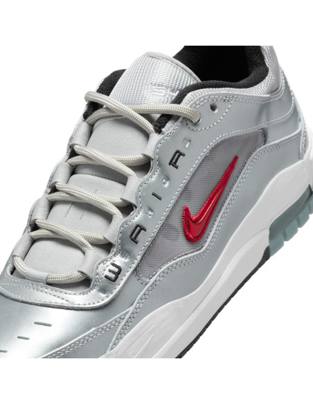 Nike Air Max Ishod Premium "Silver Bullet", Metallic Silver/Varsity Red