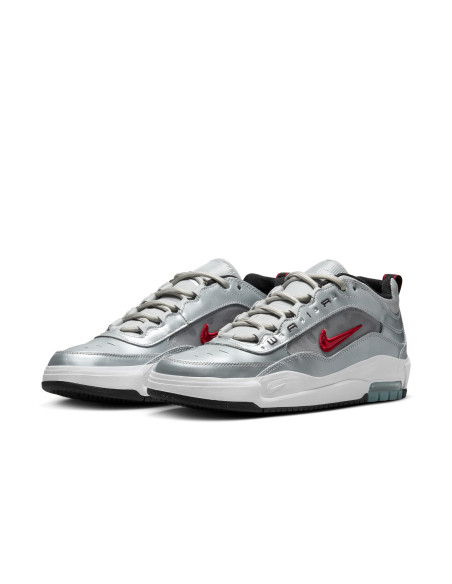 Nike Air Max Ishod Premium "Silver Bullet", Metallic Silver/Varsity Red