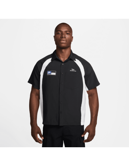 Nike SB DF Bowler2 Wvn Ss Top, Black/White/White
